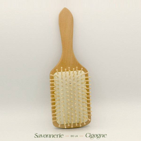 Brosse à Cheveux Large en Bambou | Écologique & Démêlante