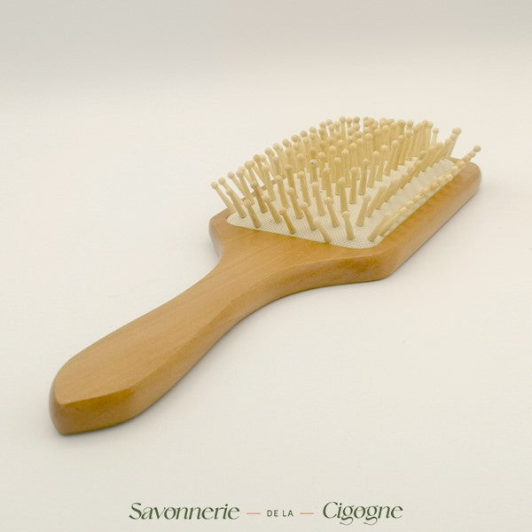 Brosse à Cheveux Large en Bambou | Écologique & Démêlante