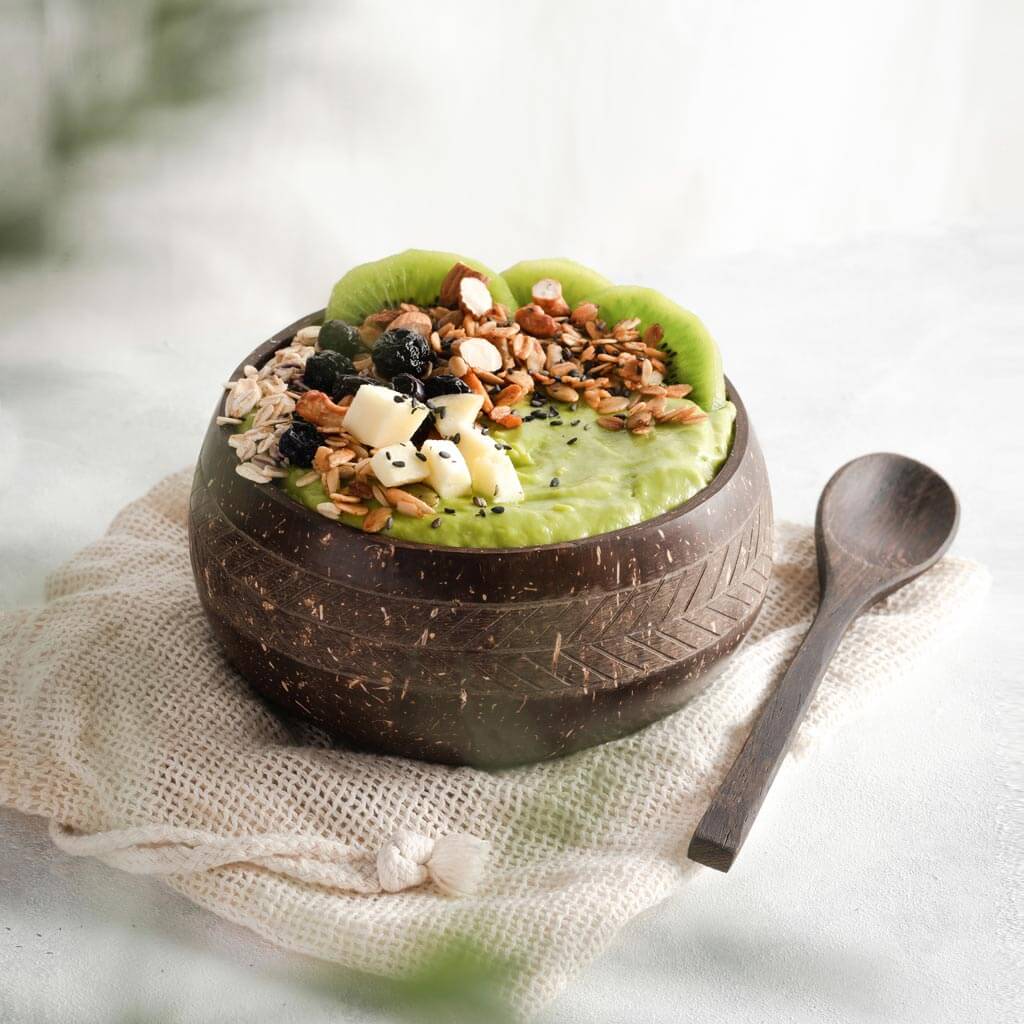 Bols & Cuillères en Noix de Coco Écologiques – Lot de 4