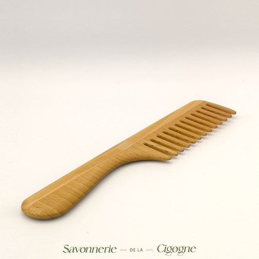 Peigne démêloir en bois