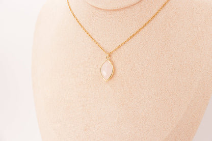 Pendant | Rose Quartz Almond